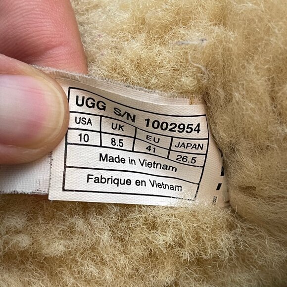 UGG Australia Bailey Bow II Suede Shearling Short Boots Women 10 Brown 1002954 - Picture 10 of 11